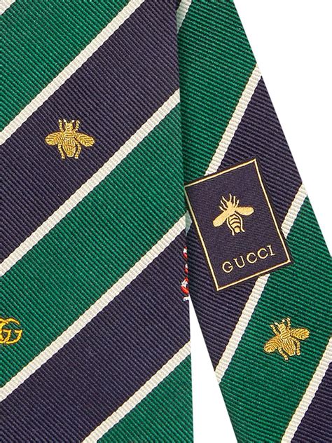 emerald green gucci tie|Gucci designer ties.